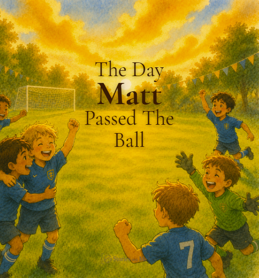 The Day [Name] Passed the Ball —  Personalized Children's Book