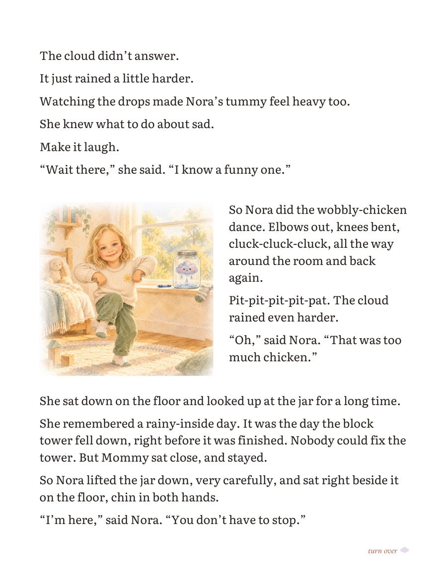 Example letter, illustrated with a sample child.