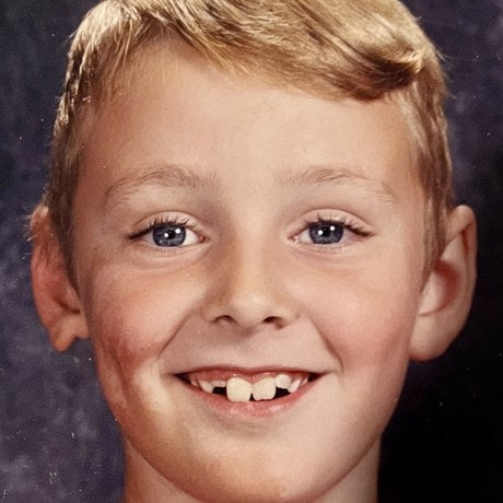 Nate as a child